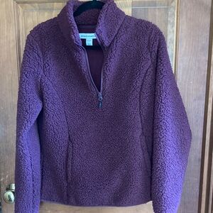 Amazon Essentials Maroon Fleece Jacket